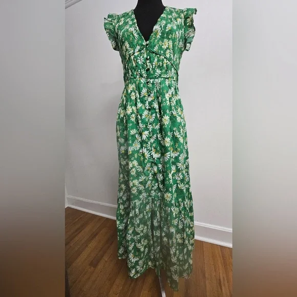 By Anthropologie The Peregrine Midi Dress NWT - Picture 3 of 4